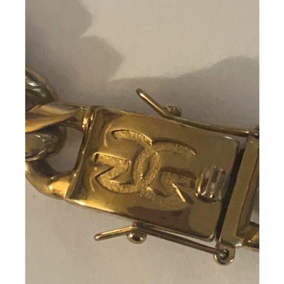 The Gold Gods 18K gold plated Cuban link necklace 18" Urban Jewelry - Picture 2 of 7